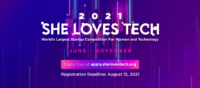 We became a finalist of She Loves Tech!